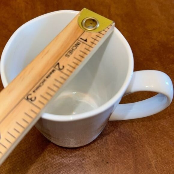 Crate & Barrel White Ceramic Mug - Picture 5 of 5